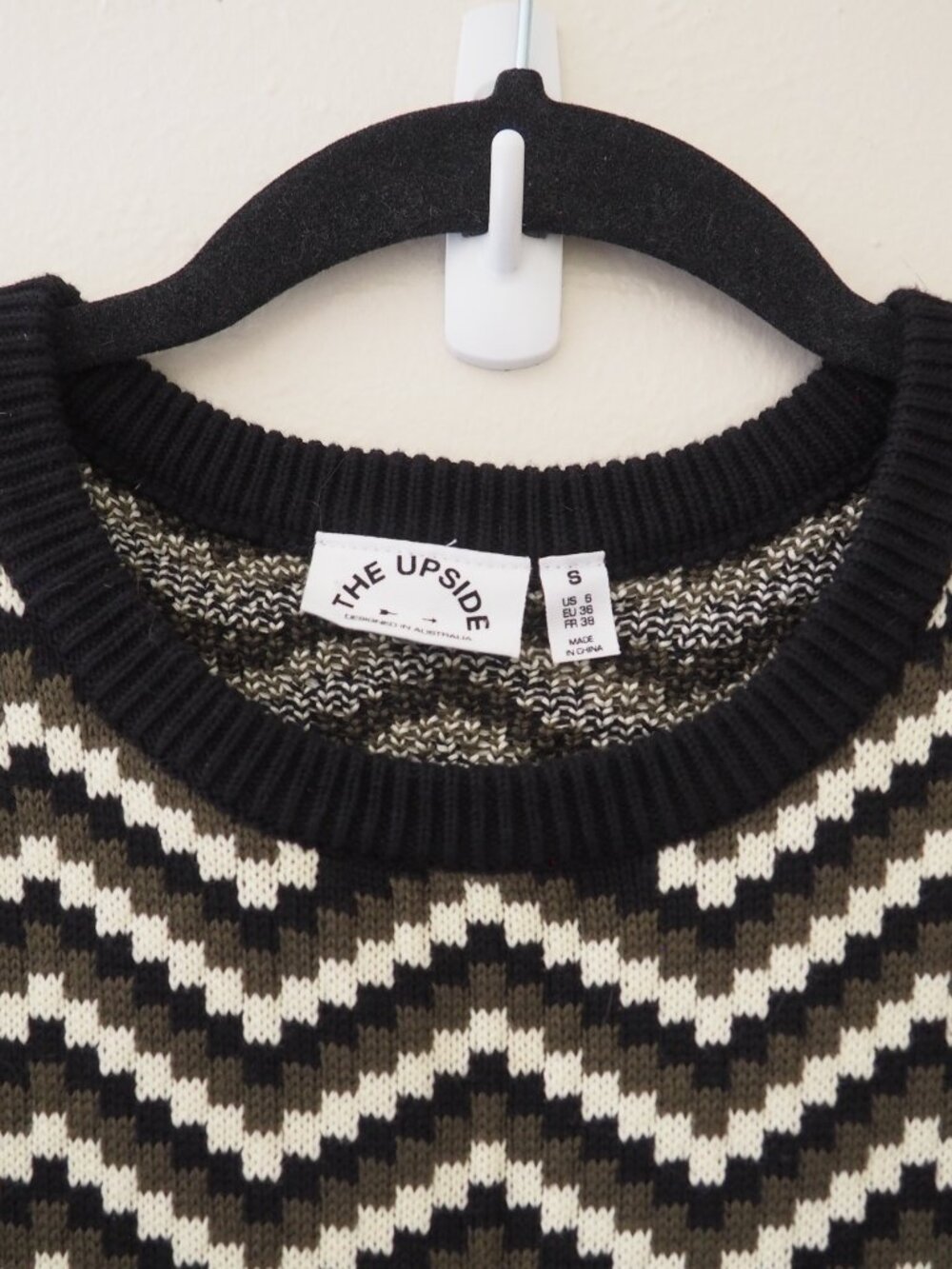 Anthropologie The Upside Ziggy Karlie Sweater Knit Long Sleeve Top sz US S - Picture 6 of 9